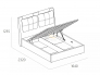 Кровать Эстер 1400 Ультра Минт