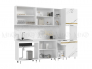 Кухня Милена 2,6 м Мрамор золото