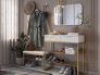 Зеркало Фортуна 3 белый