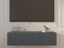 Тумба подвесная Lines MTV4-MA 1150 мм Графит