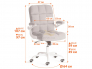 Кресло Lugano ткань teddy темно-синий