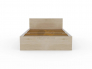 Кровать Монблан 120х200 см Белый Шагрень-Дуб сонома