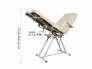 Кресло педикюрное Атлет Анатомическая белый