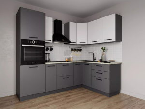 Кухонный гарнитур Меренга 2400х1600 МДФ