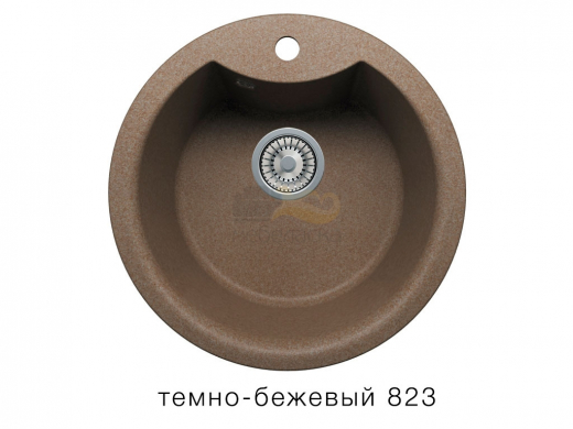 Мойка кварцевая Tolero R-108E Темно-бежевый 823