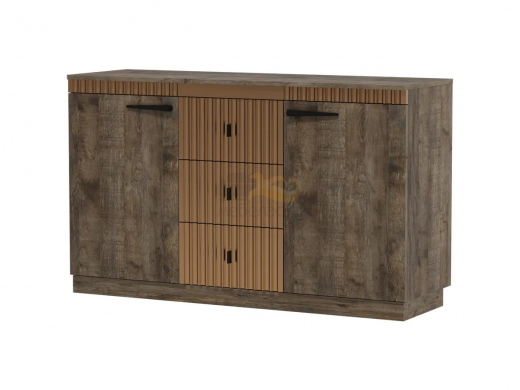 Комод на цоколе Ольга 3 дуб коми
