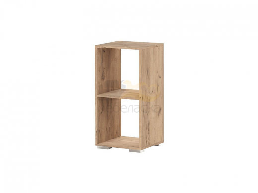Стеллаж Куб 2 Гретта дуб крафт золотой