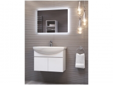 Комплект мебели в ванную Wing 600-2 подвесной белый